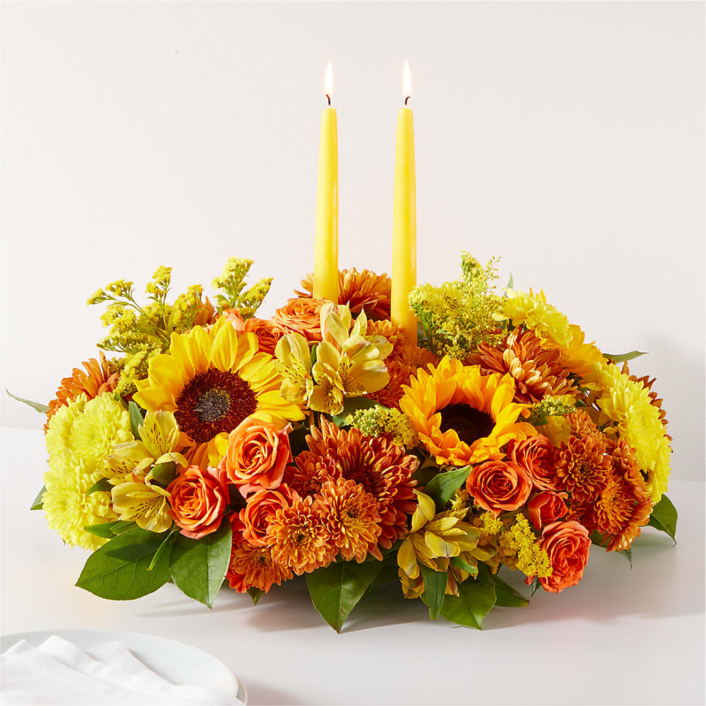 Autumn Harmony Centerpiece –  Maison Des Fleur Blossome, Laval PQ