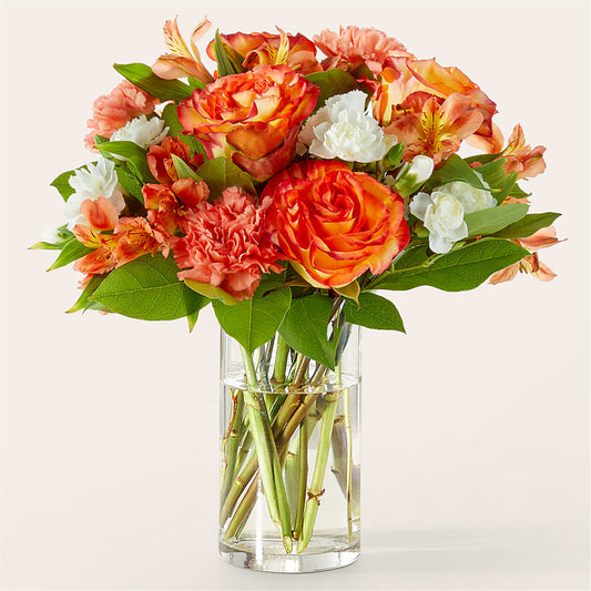 Apricot Glow Bouquet –  Maison Des Fleur Blossome, Laval PQ