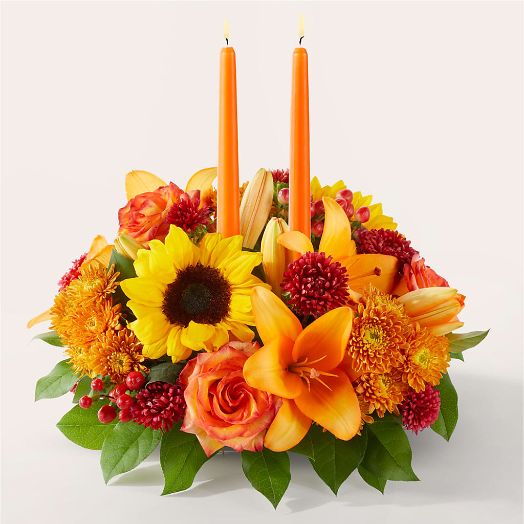Grateful Centerpiece –  Maison Des Fleur Blossome, Laval PQ
