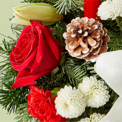 Seasonal Festivities Centerpiece –  Maison Des Fleurs Blossome Inc, Lachine PQ