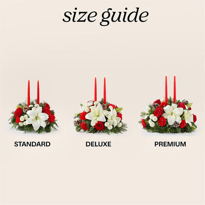 Seasonal Festivities Centerpiece –  Maison Des Fleurs Blossome Inc, Lachine PQ