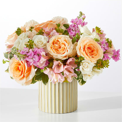 Paradise Bouquet with Ivory Vase – MAISON DES FLEUR BLOSSOME, Laval PQ