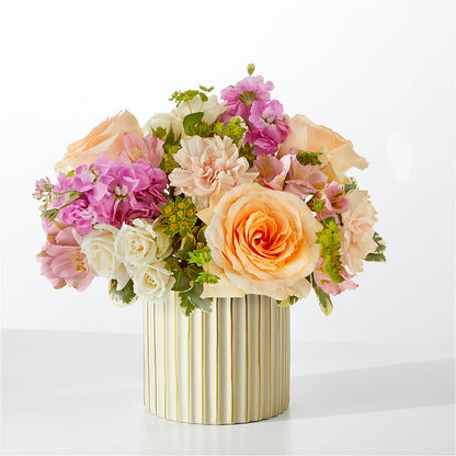 Paradise Bouquet with Ivory Vase – MAISON DES FLEUR BLOSSOME, Laval PQ