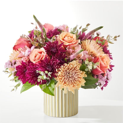 Berry Cobbler Bouquet with Ivory Vase –  Maison Des Fleurs Blossome Inc, Lachine PQ
