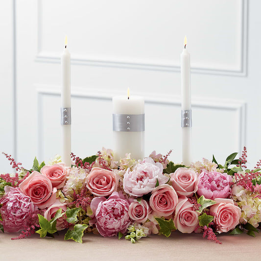 Worldwide Romance Unity Candle Arrangement –  Maison Des Fleur Blossome, Laval PQ
