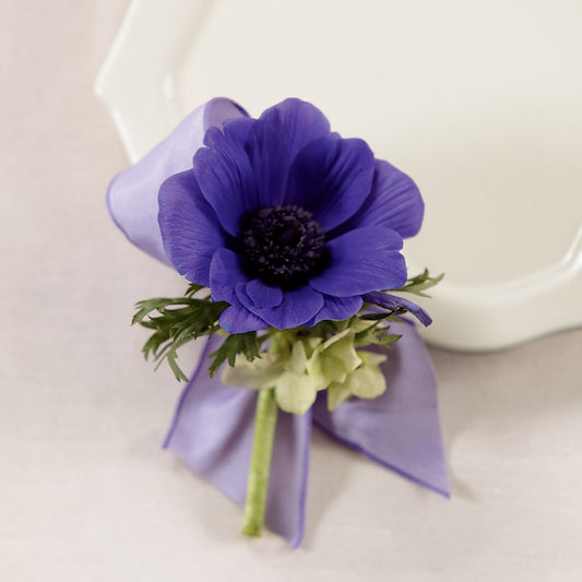 Purple Passion Boutonniere –  Maison Des Fleur Blossome, Laval PQ