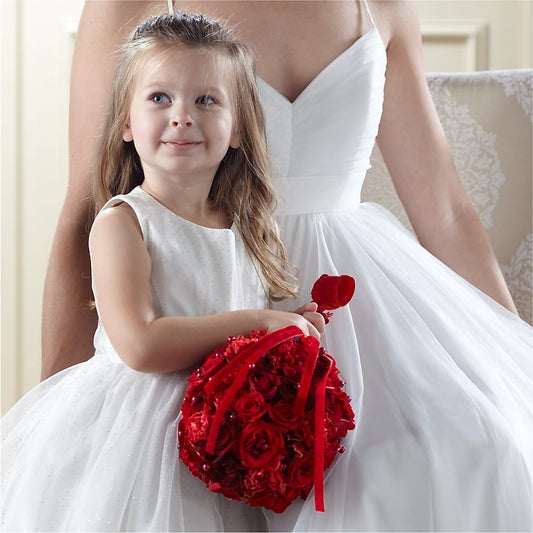Pure at Heart Flower Girl Arrangement –  Maison Des Fleur Blossome, Laval PQ